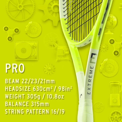 Technische specificaties van het Head Extreme PRO 2024 racket