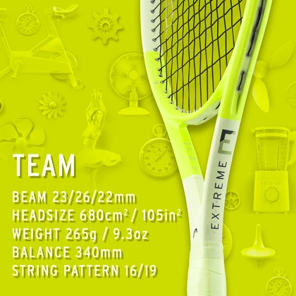 Technische specificaties van het Head Extreme TEAM 2024 racket